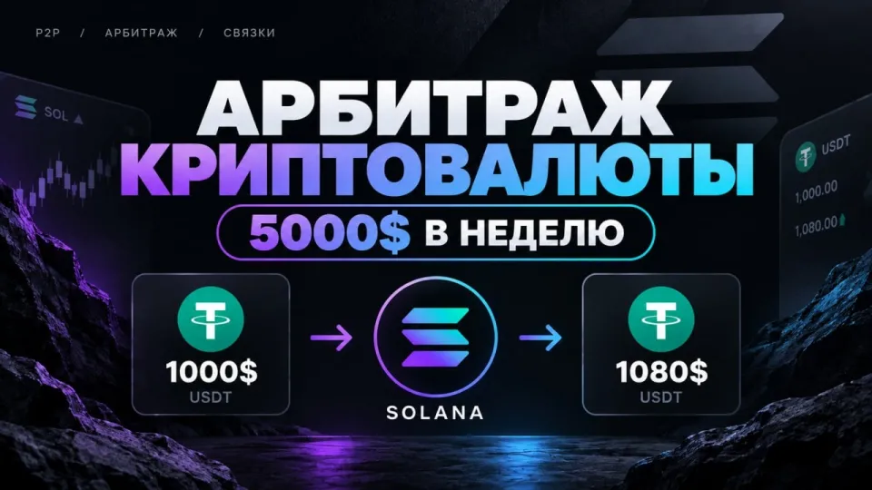 Как сделать арбитраж криптовалюты с помощью P2P связок и зарабатывать 5000 долларов в неделю